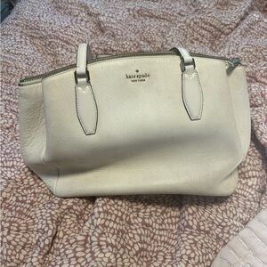 Kate Spade Cream Satchel Bag